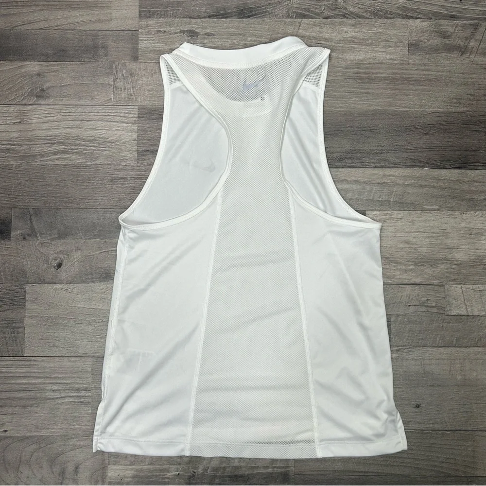 Nike Women’s White Running Dri-Fit Miler Tank Top XS